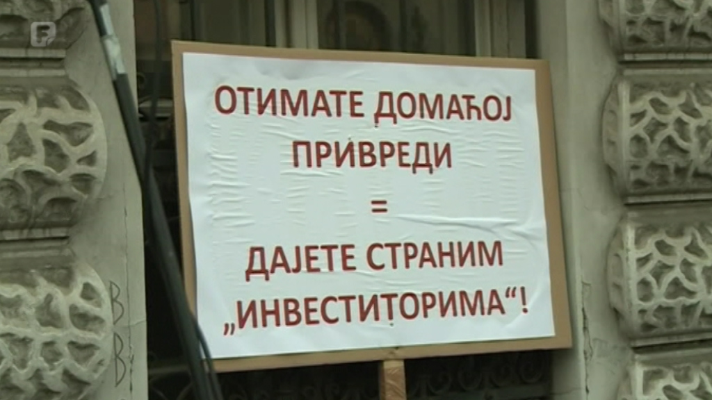 Privrednici protestirali u Beogradu, traže otpis poreza i doprinosa